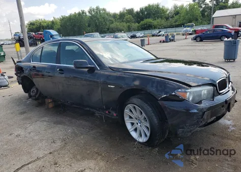 2003 BMW 745 I z USA, uszkodzony, nr VIN WBAGL63473DP62369